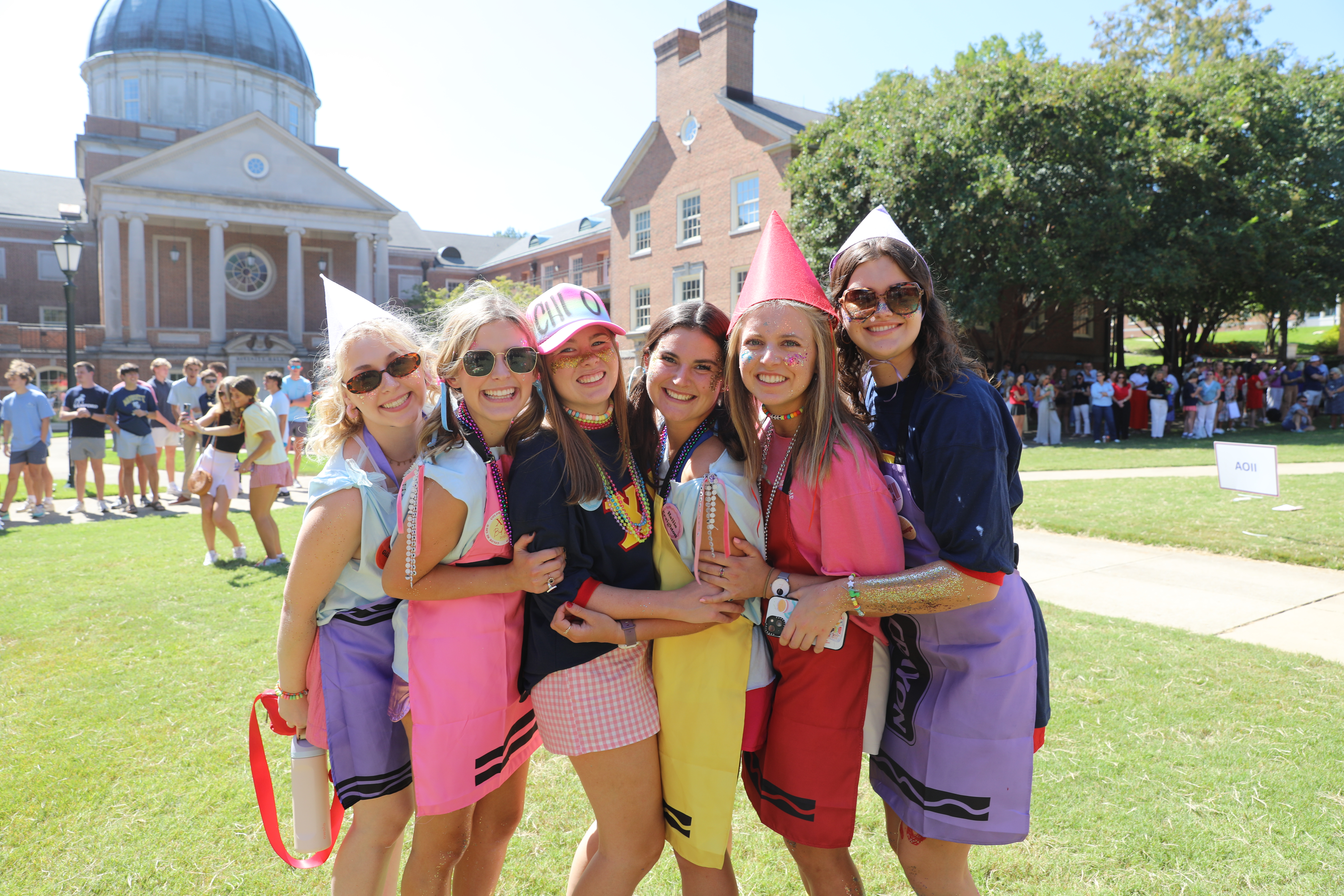 Kappy Perry with Chi Omega Fraternity involvement and sisterhood